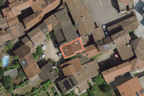 Foto aerea con la particella, Mendrisio-Ligornetto