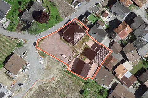 Luftbild mit Grundstück, Conthey