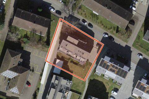 Foto aerea con la particella, Kloten