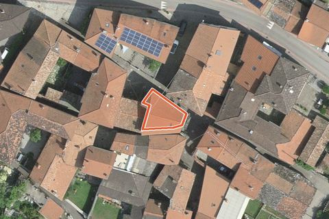 Foto aerea con la particella, Breggia-Caneggio
