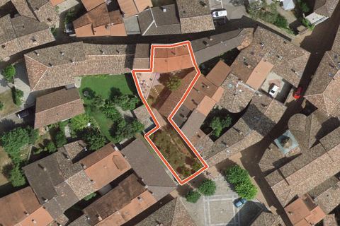 Foto aerea con la particella, Mendrisio-Arzo
